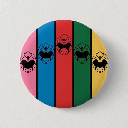 POWER RANGERS BUTTON (Vorderseite)