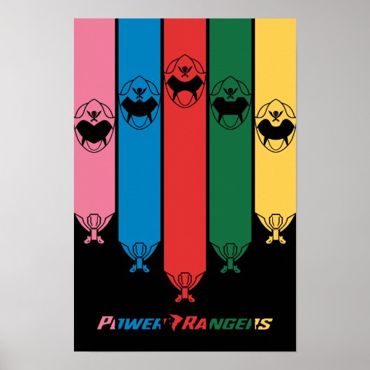 POWER RANGERS POSTER (Vorne)