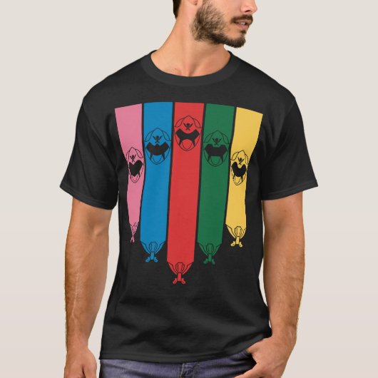 POWER RANGERS T-Shirt (Vorderseite)
