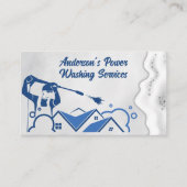 Power Reiniger Waschen | Seifenspulen Visitenkarte (Vorderseite)