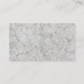 Power-Reinigungs-Logo | Konkreter Hintergrund Visitenkarte (Rückseite)