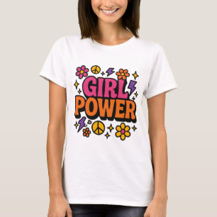 Power Retro Girl T-Shirt