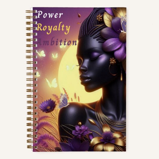 Power, Royalty, Ambition Notebook/Journal Notizblock (Vorderseite)