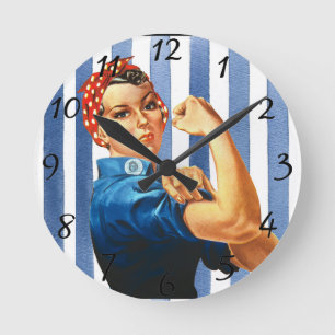 Power Runde Wanduhr