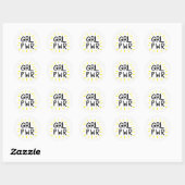 Power-Rundsticker Runder Aufkleber (Blatt)