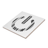 POWER-SCHALTFLÄCHE BAR CODE Power-Up-Muster Fliese (Seite)