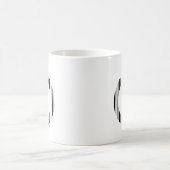 POWER-SCHALTFLÄCHE BAR CODE Power-Up-Muster Kaffeetasse (Mittel)