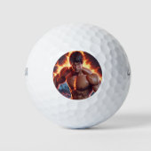 Power Shot Golf Ball Kunstdesign (Vorderseite)