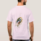 Power Shot: Splash Soccer Design T-Shirt (Rückseite)