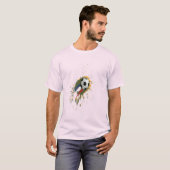 Power Shot: Splash Soccer Design T-Shirt (Vorne ganz)