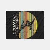 Power Snowboarden Funny Snowboard mitbringen Fleecedecke (Vorderseite (Horizontal))