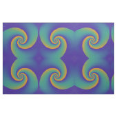 Power Spirals Fraktal - orange blau + Ihre Ideen Stoff (Fat Quarter (45,7 x 55,9 cm))