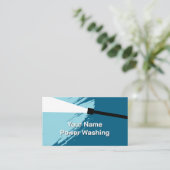 Power Spülen Druckreinigung der Fahrbahn Visitenkarte (Stehend Vorderseite)