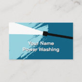 Power Spülen Druckreinigung der Fahrbahn Visitenkarte (Vorderseite)
