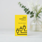 Power-Stecker-Erweiterungskabel Visitenkarte (Stehend Vorderseite)