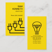 Power-Stecker-Erweiterungskabel Visitenkarte (Vorne/Hinten)