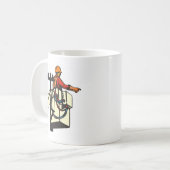 Power-Störungssucher-Elektriker-Arbeitskraft Kaffeetasse (Vorderseite Links)