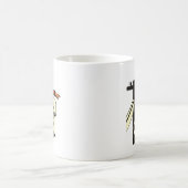 Power-Störungssucher-Elektriker-Arbeitskraft Kaffeetasse (Mittel)