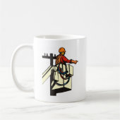 Power-Störungssucher-Elektriker-Arbeitskraft Kaffeetasse (Links)