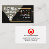 Power-Stromausfall Visitenkarte (Vorne/Hinten)