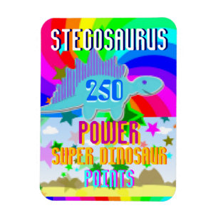 Power-Superdinosaurier-Punkte des Stegosaurus-250 Magnet