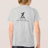 Power Swing - Baseball-Design im Comic Tri-Blend Shirt (Rückseite)