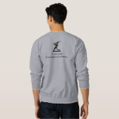 Power Swing – Baseballdesign im Comic-Stil Sweatshirt (Schwarz voll)