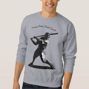 Power Swing – Baseballdesign im Comic-Stil Sweatshirt