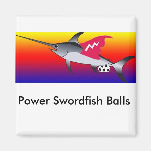 Power Swordfish Balls Magnet (Vorne)