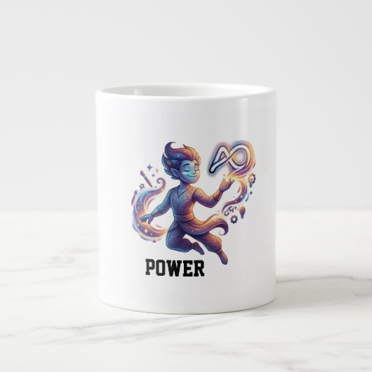 Power_Tasse Jumbo-Tasse (Vorderseite)