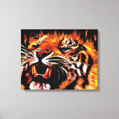 Power Tiger Canvas Leinwanddruck (Vorderseite)