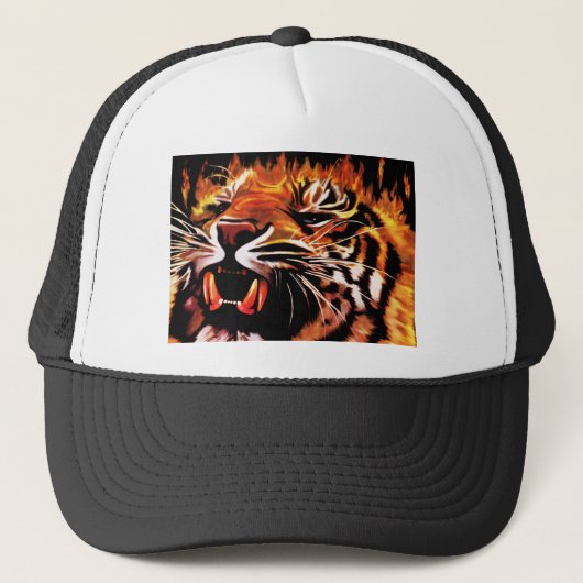 Power Tiger Hat Truckerkappe (Vorderseite)