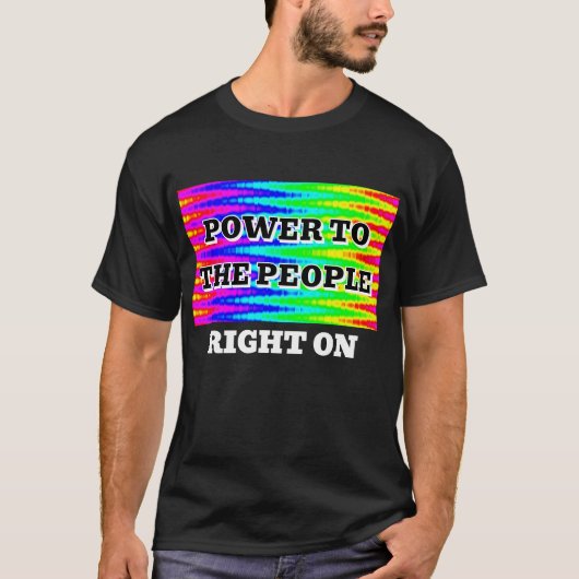 POWER TO THE PEOPLE T-Shirt (Vorderseite)