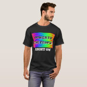 POWER TO THE PEOPLE T-Shirt (Vorne ganz)