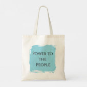 Power to the People tote bag Tragetasche (Rückseite)