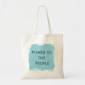 Power to the People tote bag Tragetasche (Vorne)