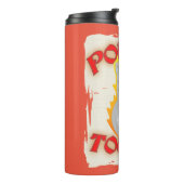 Power Tower Board Game Dice Slogan Design Fun Thermosbecher (Nach links gedreht)