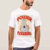 Power Tower Board Game Würfel Design T-Shirt (Vorderseite)