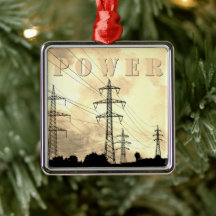 Power Towers and Lines Electric POWER Weihnachten