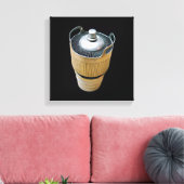 Power Transmitter Tube Kanvas Art Leinwanddruck (Insitu (Wohnzimmer))