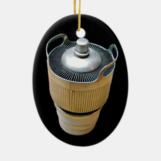 Power-Transmittierender Vakuumröhrchen Keramik Ornament (Hinten)