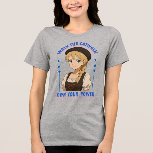 Power Tri-Blend Shirt (Vorderseite)