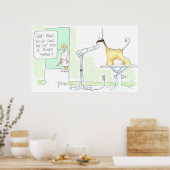 Power-Überspannungskarte Poster (Küche)