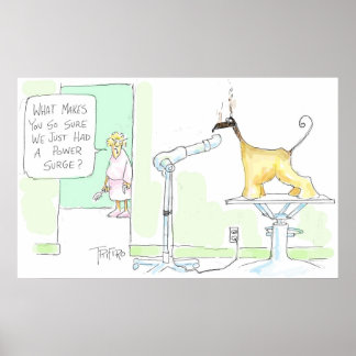 Power-Überspannungskarte Poster