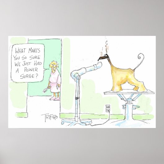 Power-Überspannungskarte Poster (Vorne)