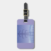 Power-Übertragungsturm am Night Sky Gepäckanhänger (Vorderseite vertikal)