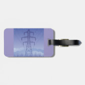 Power-Übertragungsturm am Night Sky Gepäckanhänger (Rückseite horizontal)