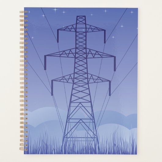 Power-Übertragungsturm am Night Sky Planer (Vorderseite)