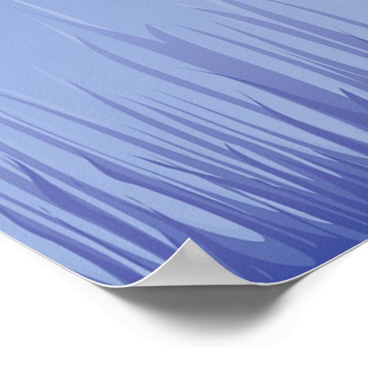 Power-Übertragungsturm am Night Sky Poster (Ecke)