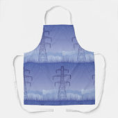 Power-Übertragungsturm am Night Sky Schürze (Vorderseite)